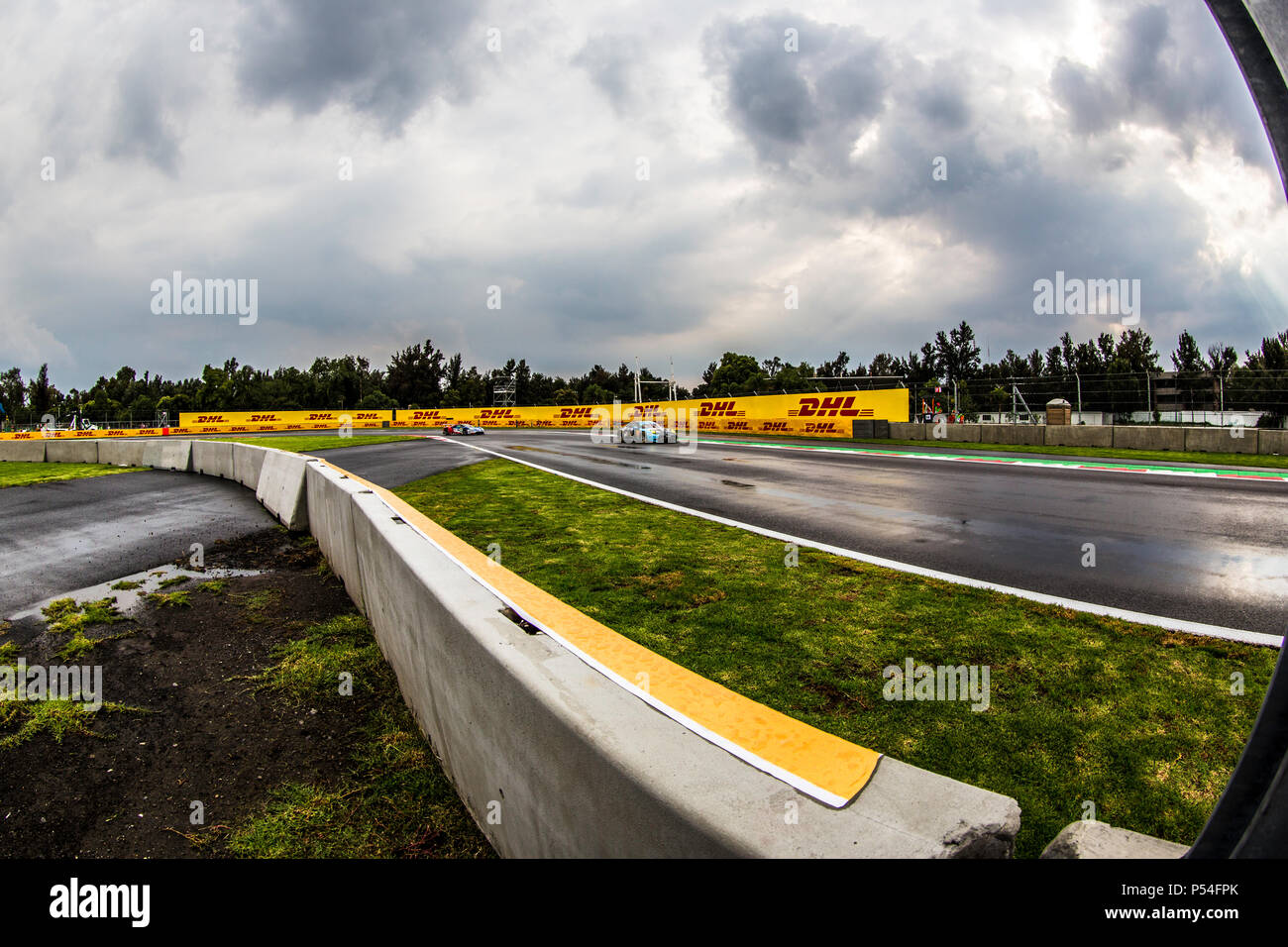 Mexico City, Mexico – September 01, 2017: Autodromo Hermanos Rodriguez. 6hrs of Mexico, FIA WEC. Free Practice I running. Stock Photo