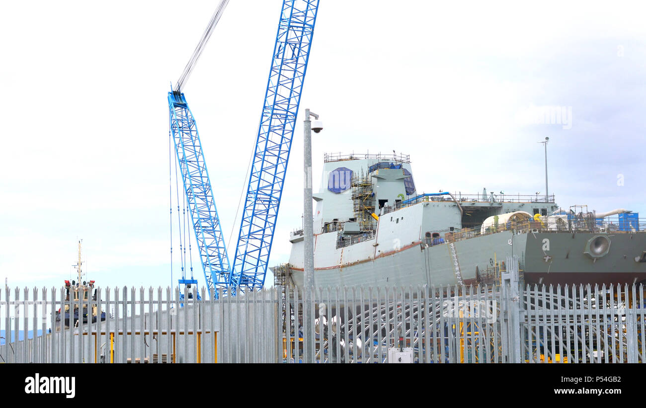 Adelaide, South Australia April 23, 2017 Air warcraft destroyer