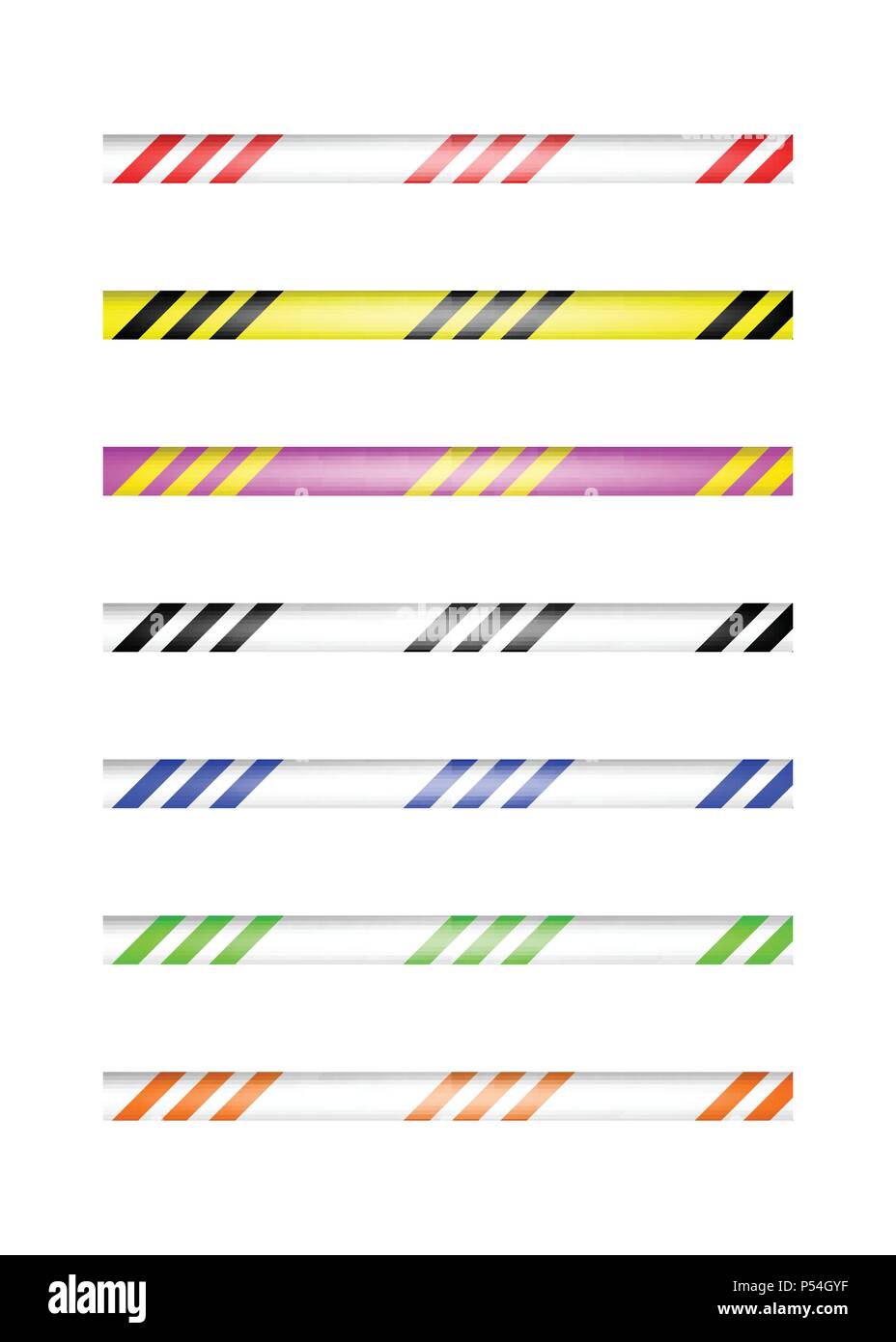 Types of Caution tape Stock Vector Image & Art Alamy