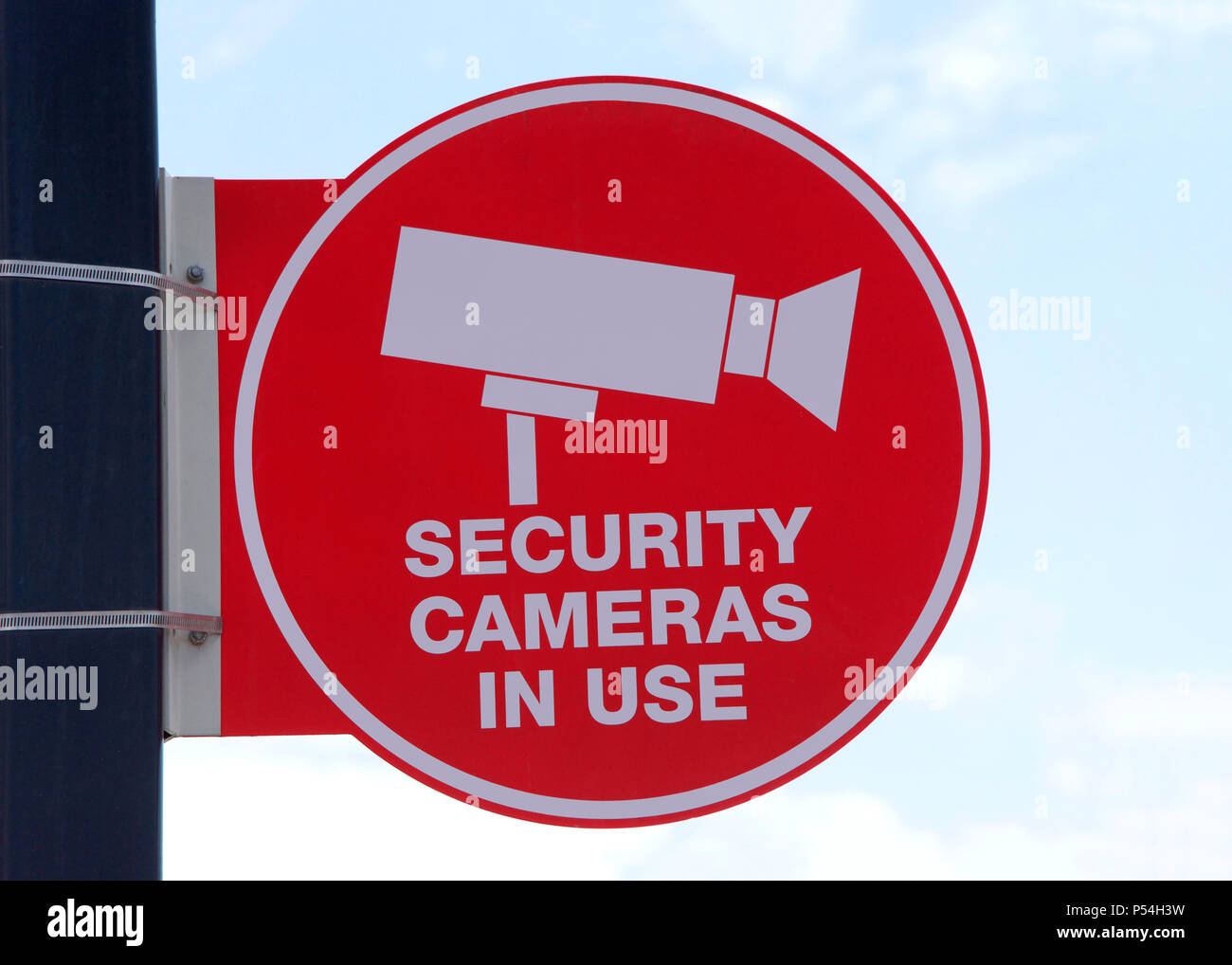 Large Warning Video Surveillance In Use Sign,Security Cameras In Use Sign,Large 10x14 Inch