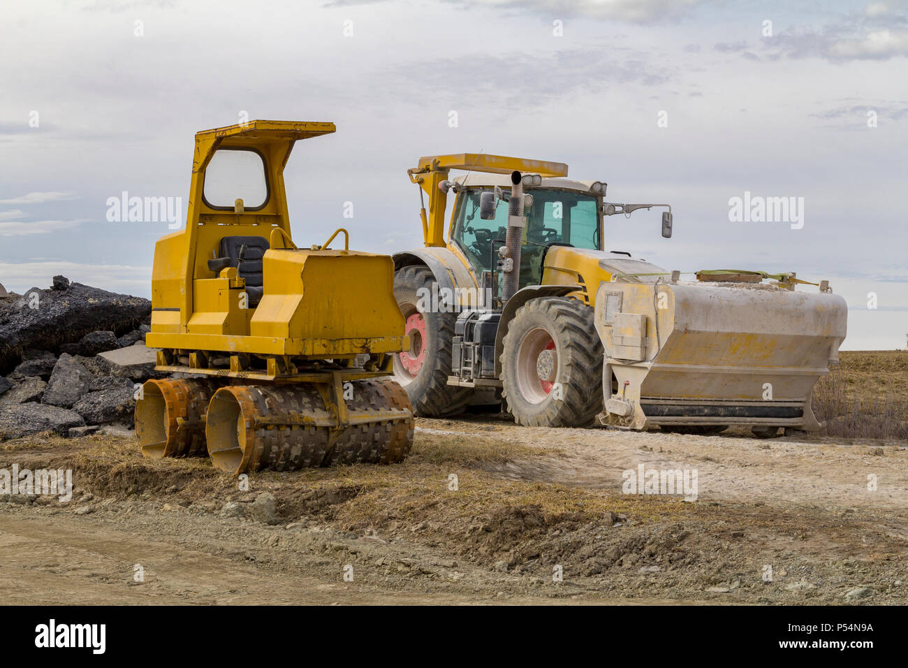 Skip compactor hi-res stock photography and images - Alamy