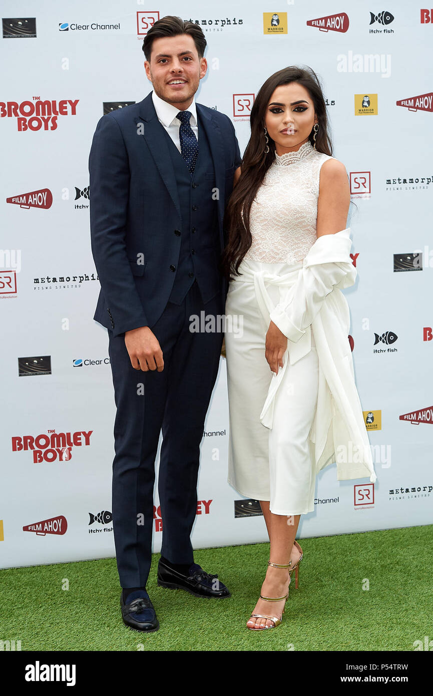 Cast and celebrities attend the world premiere of Bromley Boys held at