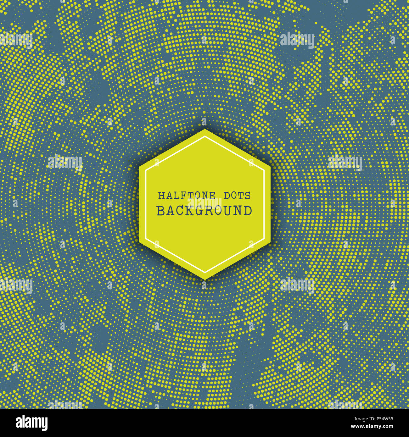 Grunge style halftone dots background Stock Photo