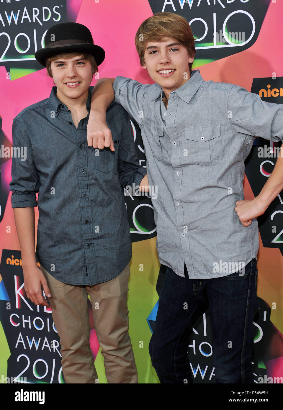 Cole Sprouse   Dylan Sprouse  42   - 23th  Annual Kids Choice Awards at The UCLA Pauley Pavillion In Los Angeles.Cole Sprouse   Dylan Sprouse  42  Event in Hollywood Life - California, Red Carpet Event, USA, Film Industry, Celebrities, Photography, Bestof, Arts Culture and Entertainment, Celebrities fashion, Best of, Hollywood Life, Event in Hollywood Life - California, Red Carpet and backstage, Music celebrities, Topix, Couple, family ( husband and wife ) and kids- Children, brothers and sisters inquiry tsuni@Gamma-USA.com, Credit Tsuni / USA, 2010 Stock Photo