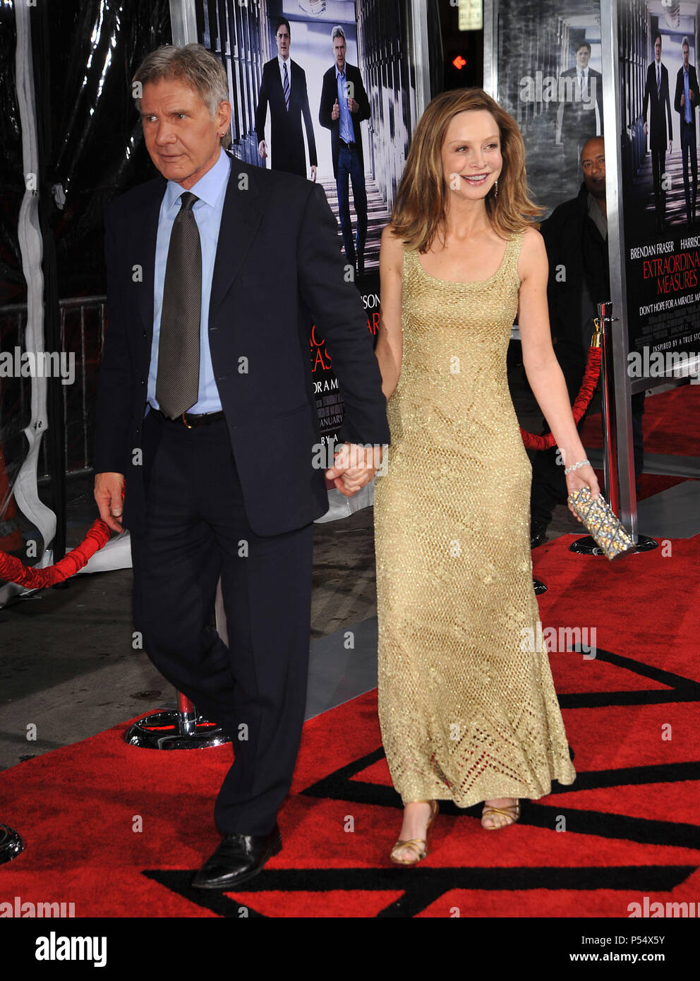 Harrison Ford Calista Flockhart 23 Extraordinary Measures Premiere At The Chinese Theatre In Los Angeles Harrison Ford Calista Flockhart 23 Event In Hollywood Life California Red Carpet Event Usa Film Industry