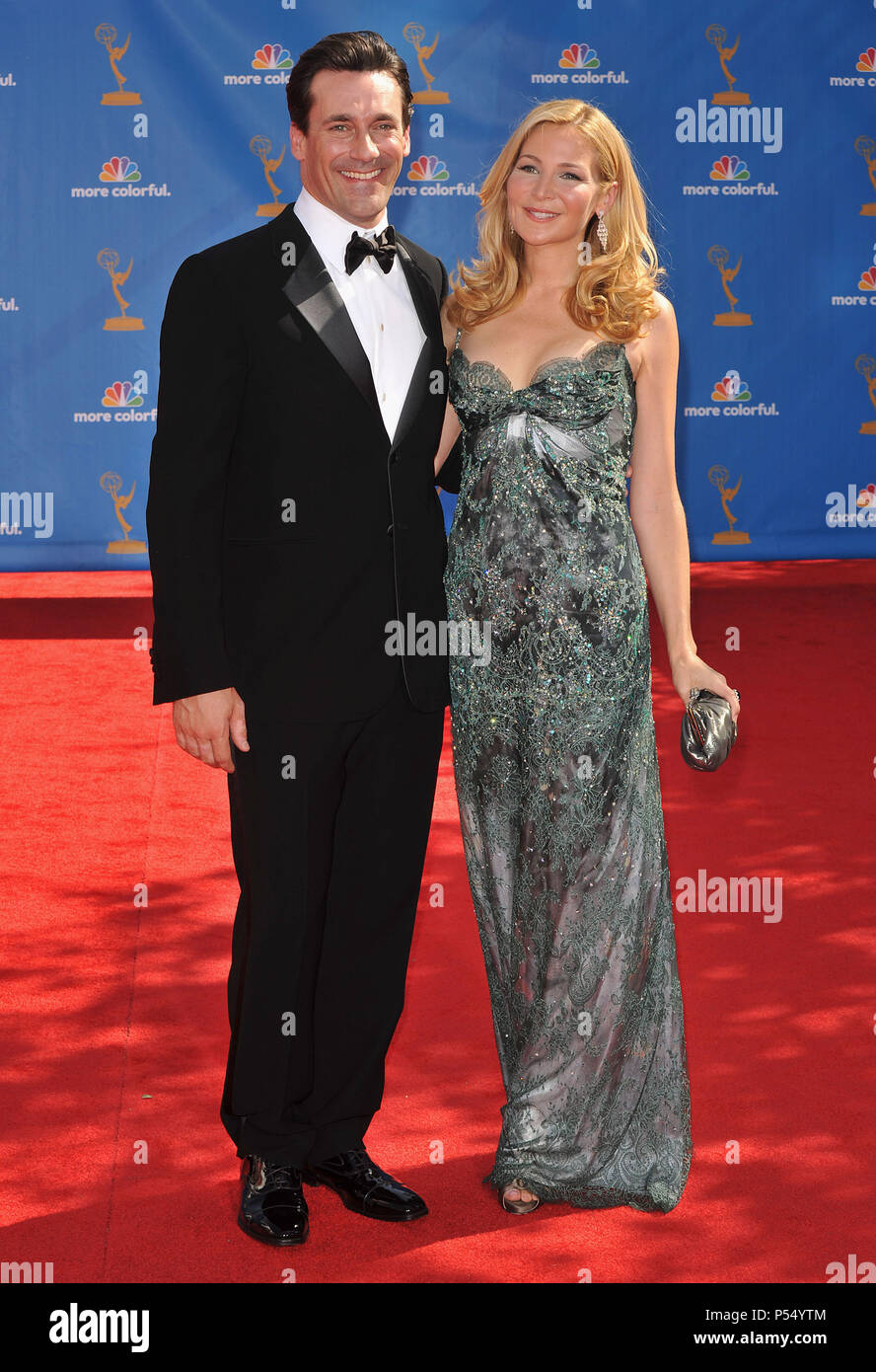 Jon hamm wife jennifer westfeldt hires stock photography and images
