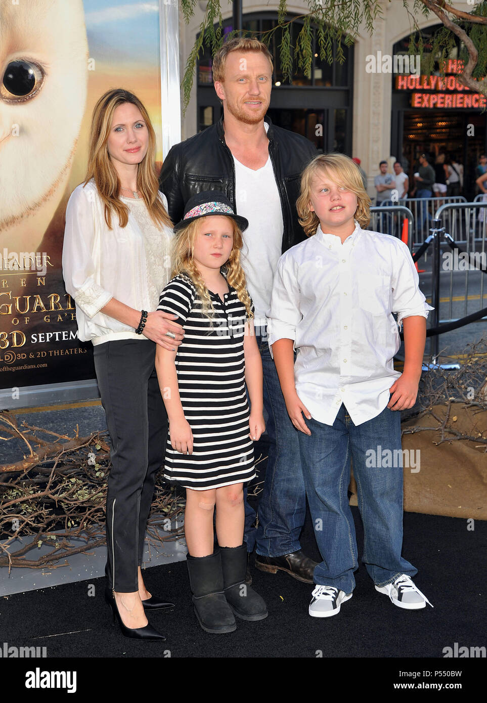 Kevin Mckidd, Wife Jane Parker,  Kids Iona , Joseph Legend Of The Guardians Premiere at the Chinese Theatre In Los Angeles.Kevin Mckidd, Wife Jane Parker,  Kids Iona , Joseph 44  Event in Hollywood Life - California, Red Carpet Event, USA, Film Industry, Celebrities, Photography, Bestof, Arts Culture and Entertainment, Celebrities fashion, Best of, Hollywood Life, Event in Hollywood Life - California, Red Carpet and backstage, Music celebrities, Topix, Couple, family ( husband and wife ) and kids- Children, brothers and sisters inquiry tsuni@Gamma-USA.com, Credit Tsuni / USA, 2010 Stock Photo
