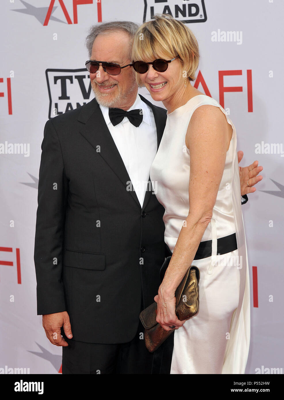 Steven Spielberg Kate Capshaw 44 Afi Life Achivement Awards Mike Nichols On The Sony Studio Lot In Los Angeles Steven Spielberg Kate Capshaw 44 Event In Hollywood Life California Red Carpet
