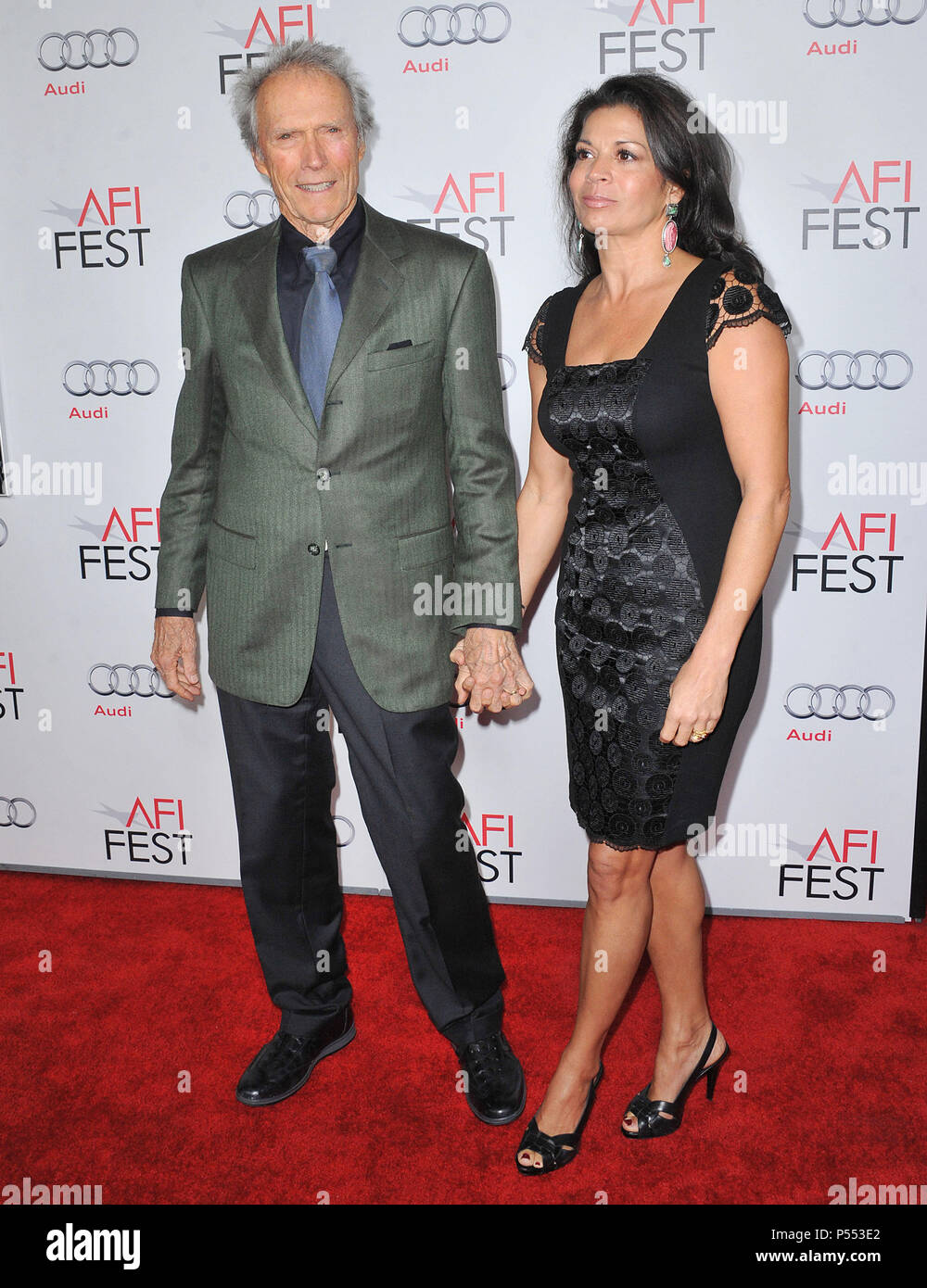 Clint Eastwood, wife Dina at the J Edgar Premiere Opening Night for the ...