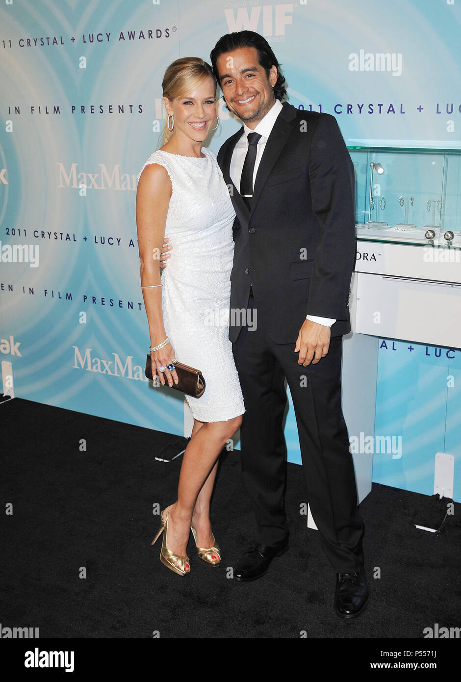 Julie Benz; Rich Orosco at The Women In Film Crystal Awards + Lucy