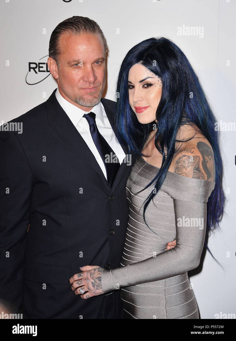 Kat Von D, Jesse james - The Art Of Elysium-2011 at the Annenberg Building  of the California Science Center In Los Angeles.Kat Von D, Jesse james 65  ------------- Red Carpet Event, Vertical,