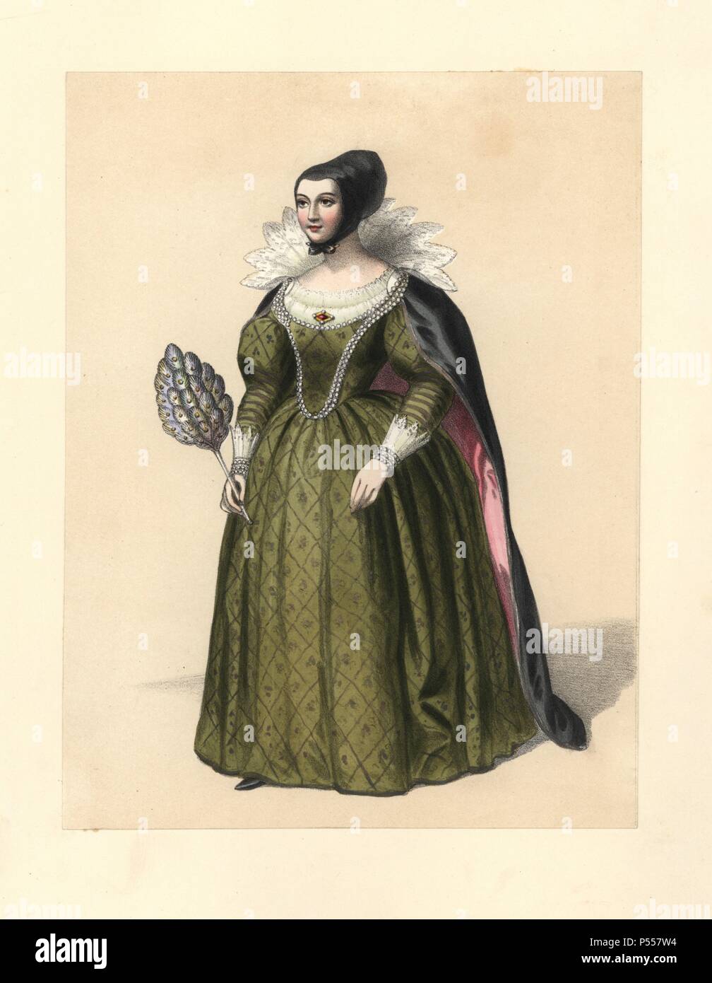 Puffy Sleeve Victorian Dress 1840