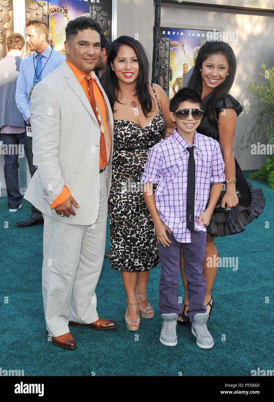 Nicholas Turturro, wife, kids arriving The Zookeeper Premiere at the  Westwood Village Theatre In Los Angeles.Nicholas Turturro, wife, kids 58  ------------- Red Carpet Event, Vertical, USA, Film Industry, Celebrities,  Photography, Bestof, Arts