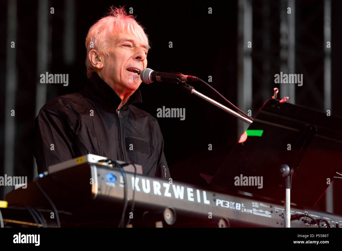 Prague, Czech Republic. 22nd June, 2018. British singer and musician