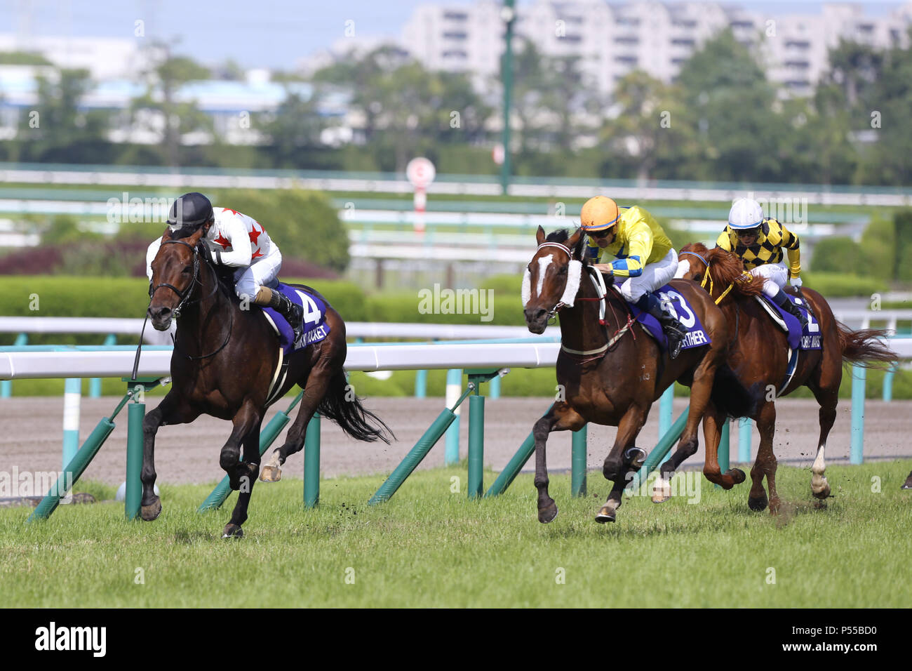 Hyogo, Japan. 24th June, 2018. (L-R) Mikki Rocket (Ryuji Hyogo, Japan. 24th June, 2018. (L-R) Mikki Rocket (Ryuji