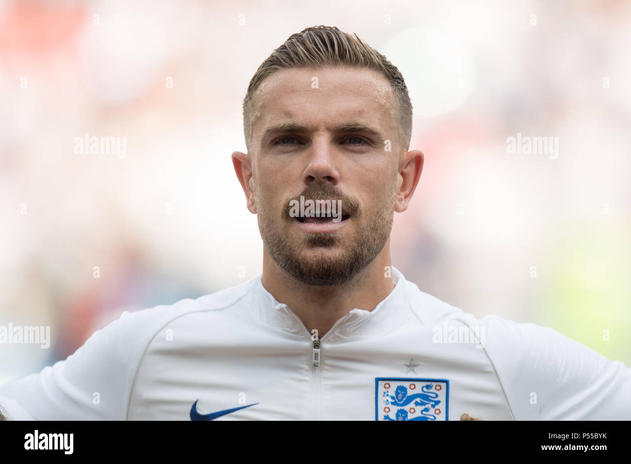 Jordan HENDERSON (ENG) during the presentation, line-up, presentation, line-up, portrait, England (ENG) - Panama (PAN) 6: 1, preliminary round, group G, match 30, on 24.06.2018 in Nizhny Novgorod; Football World Cup 2018 in Russia from 14.06. - 15.07.2018. | usage worldwide Stock Photo