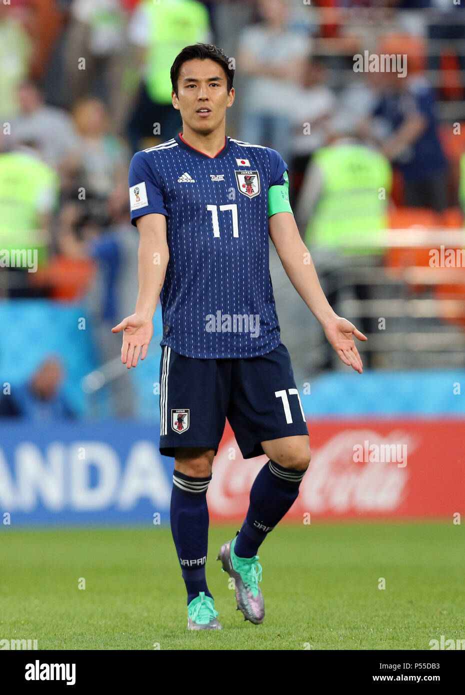 Makoto Hasebe (JPN), JUNE 24, 2018 - Football / Soccer : FIFA World Cup Russia 2018 Group H match between Japan 2-2 Senegal at Ekaterinburg Arena, in Ekaterinburg, Russia. (Photo by AFLO) Stock Photo