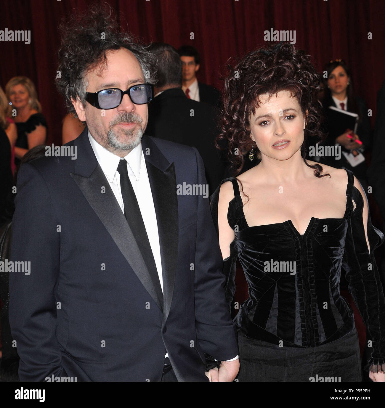 Tim Burton & Helena Bonham Carter 01 at the 83th Academy Awards at the  Kodak Theatre In Los Angeles.Tim Burton & Helena Bonham Carter 01  ------------- Red Carpet Event, Vertical, USA, Film