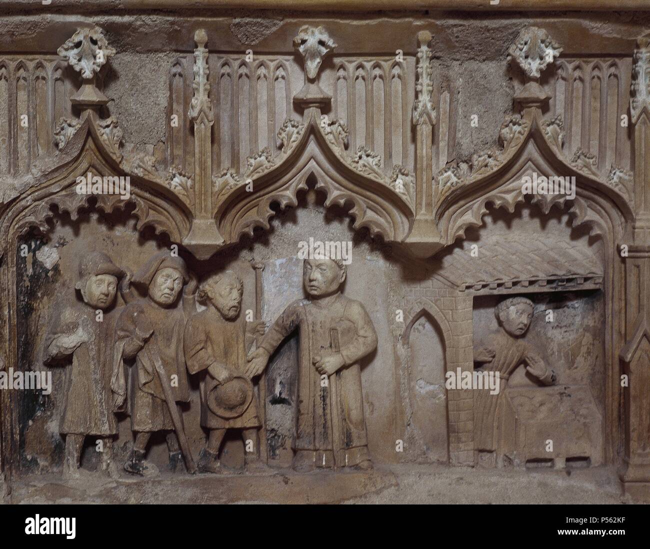 Tomb of san juan de ortega hi-res stock photography and images - Alamy
