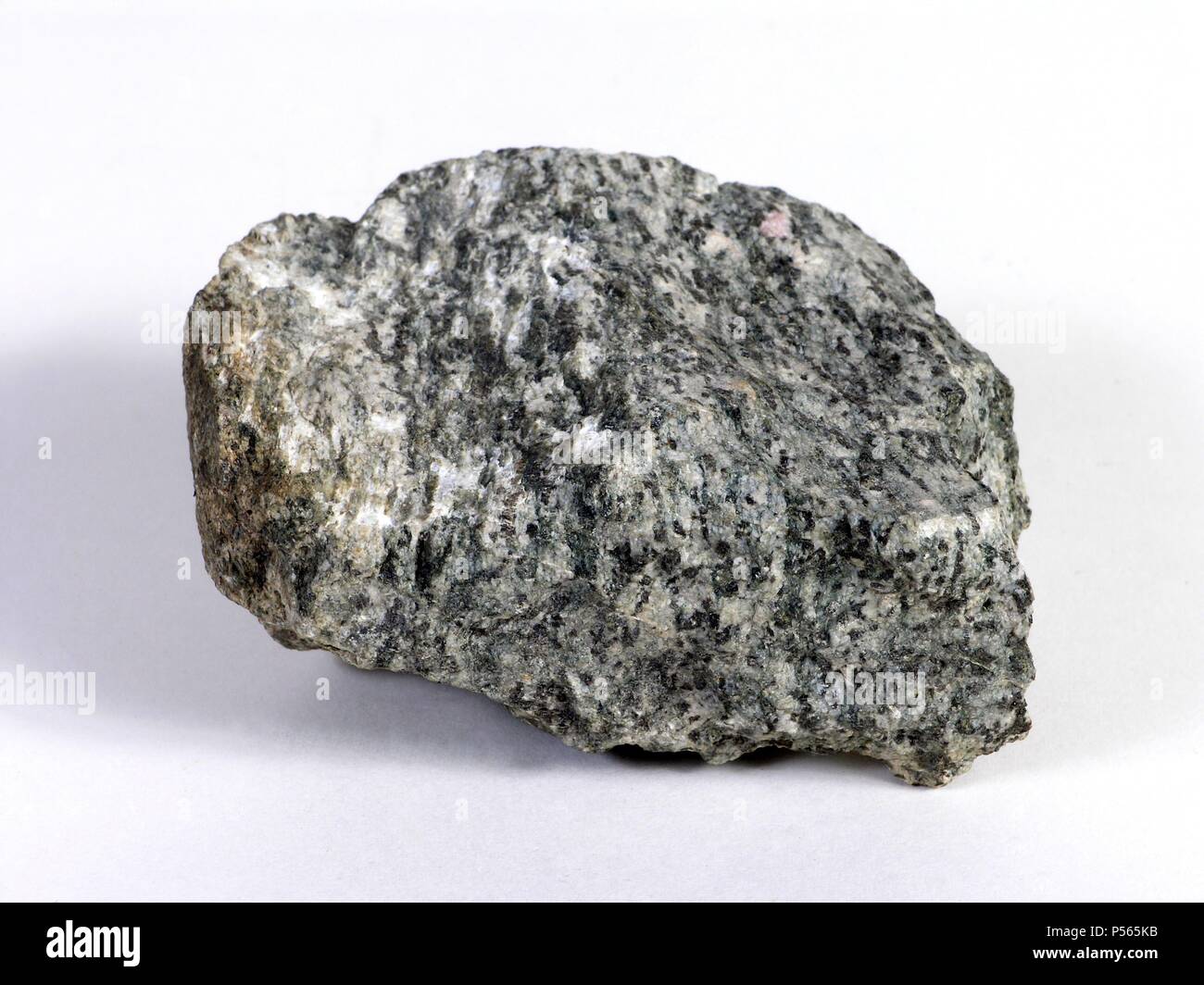 GNEISS (NEIS). Roca metamórfica compuesta de feldespato, cuarzo, feldespato  y mica con textura esquistosa. Detalle Gneiss granitico (migmatita Stock  Photo - Alamy, image size:1300x1064