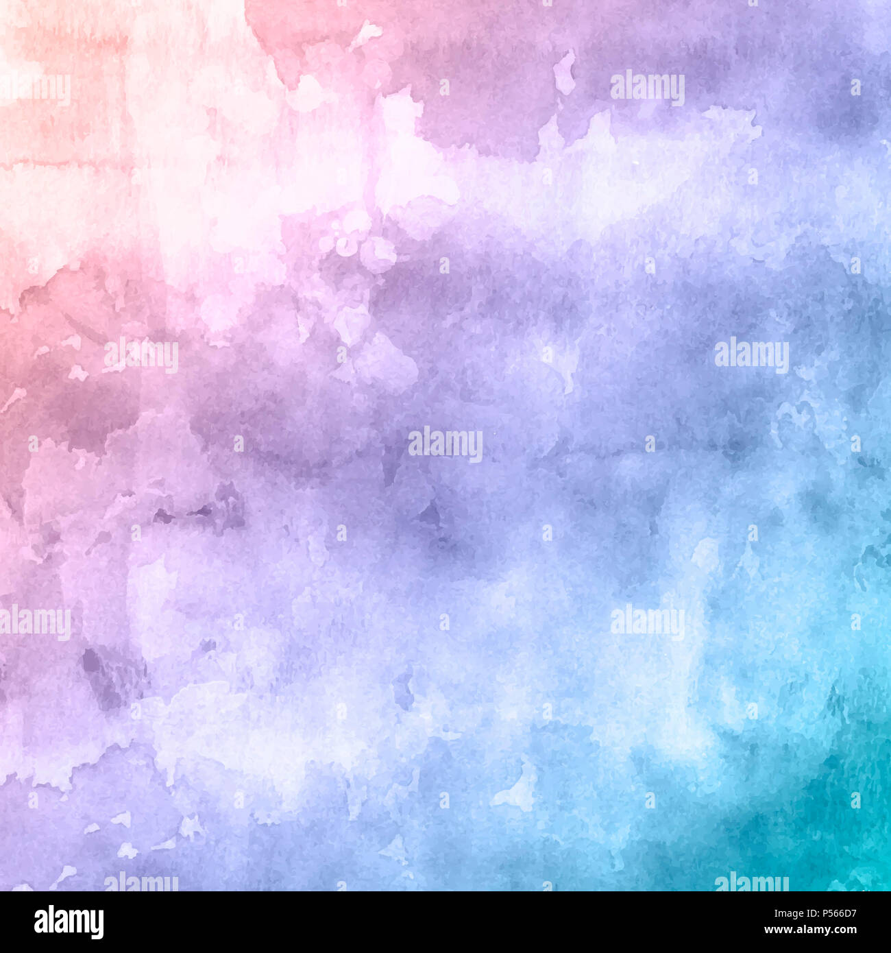 Watercolour texture background in pastel colours Stock Photo