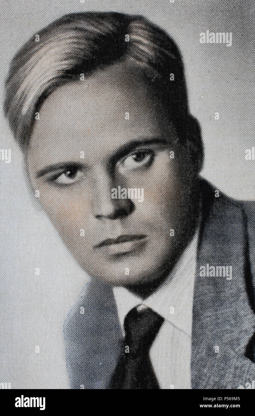Albert Lieven (born Albert Fritz Liévin, 22 June 1906 – 22 December 1971) was a German actor, digital improved reproduction of an historical image Stock Photo