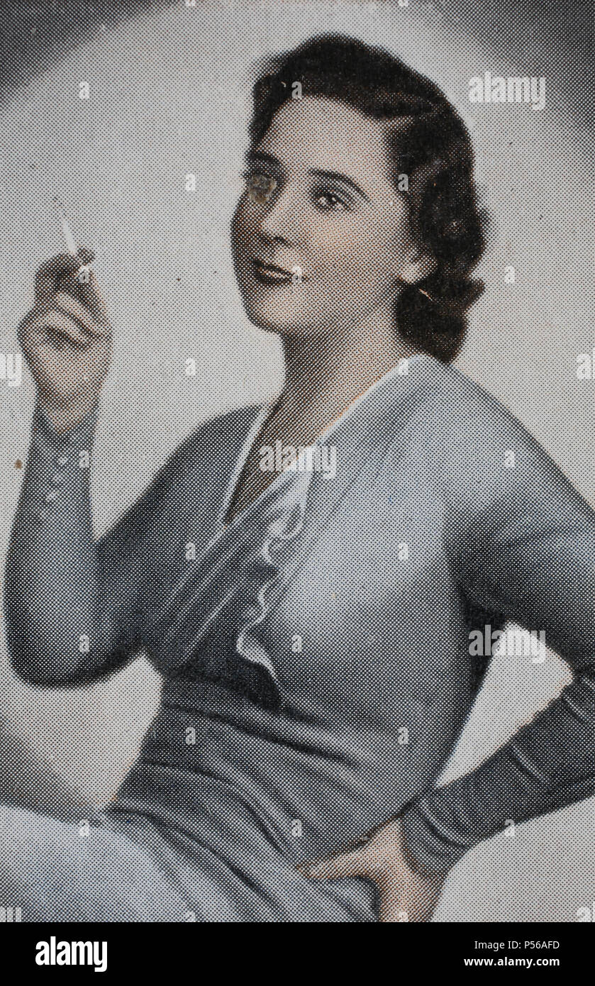 Lucie Englisch (8 February 1902 in Baden bei Wien â€“ 12 October 1965) was an Austrian actress, digital improved reproduction of an historical image Stock Photo