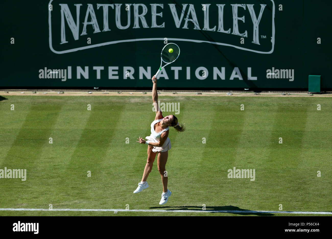 Camila Giorgi during day two of the Nature Valley International at Devonshire Park, Eastbourne. Stock Photo