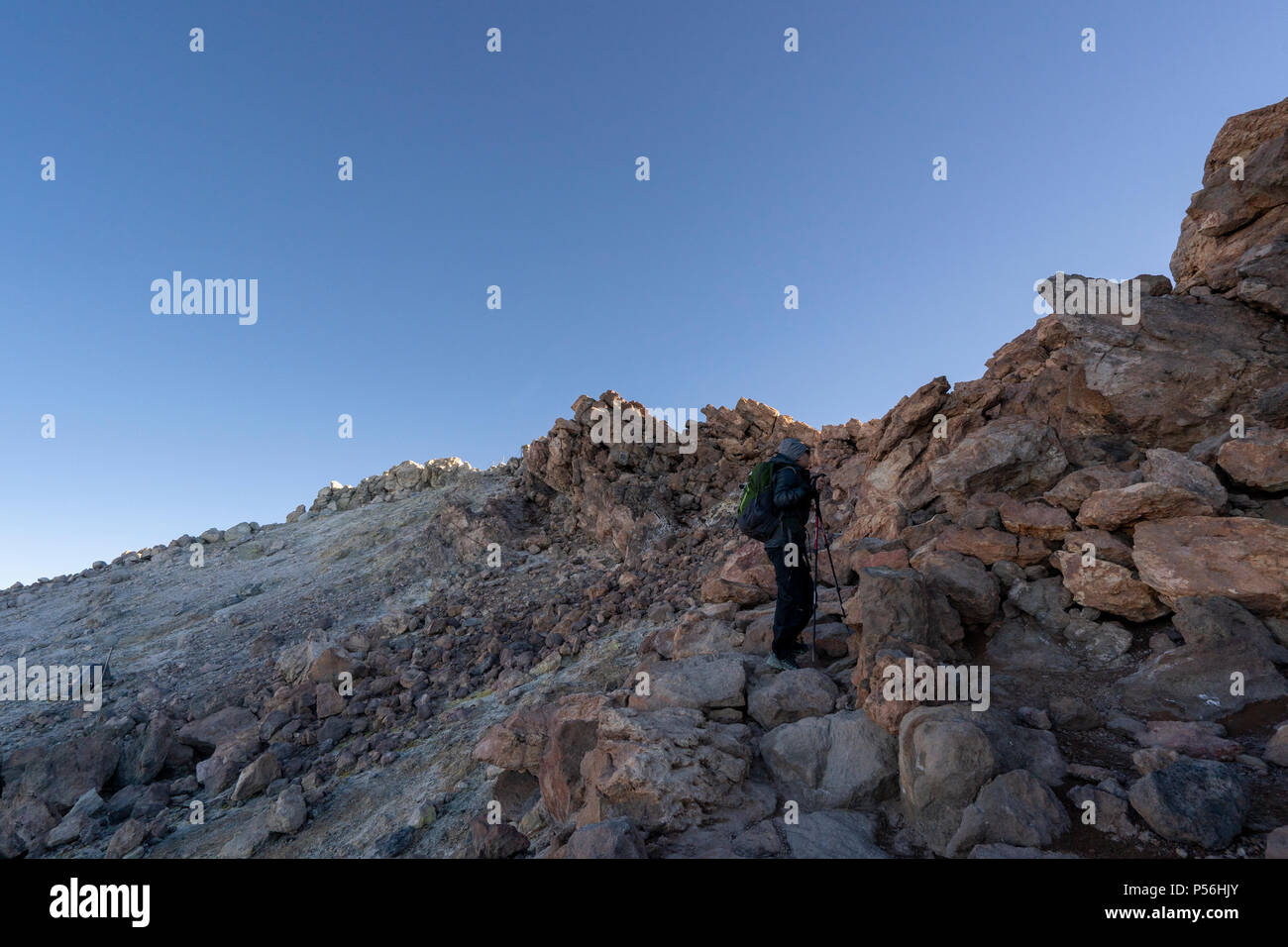 Hikers summit aerial view hi-res stock photography and images - Alamy