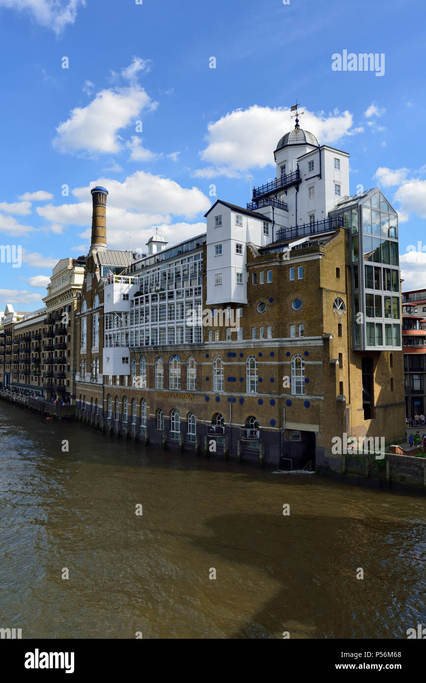 Butlers wharf, Shad Thames, Bermondsey, London, United Kingdom Stock Photo