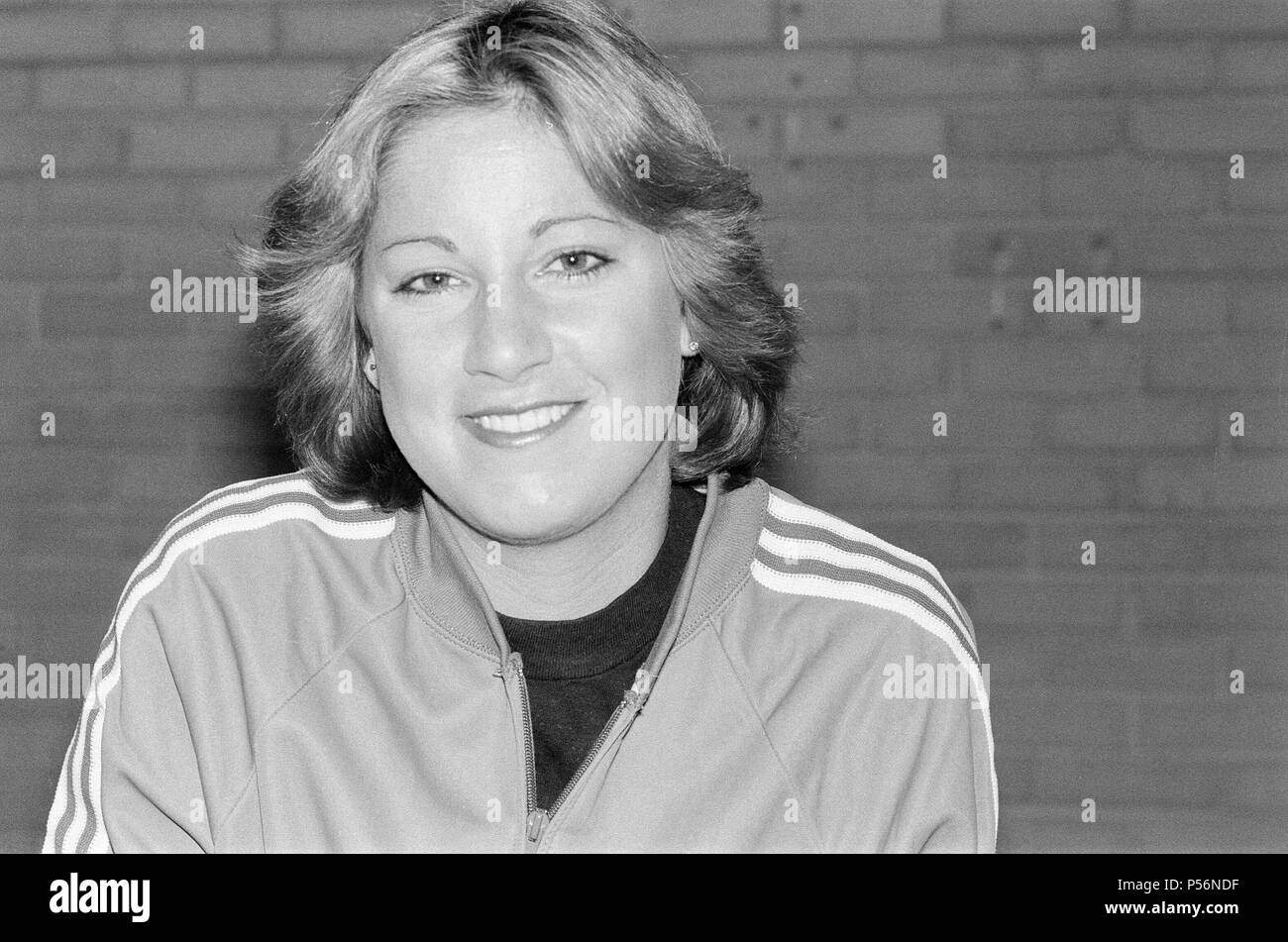 Chris Evert, United States Tennis Player, aged 21 years old, pictured between matches in the Dewar Cup International Tennis Tournament, at the Royal Albert Hall, London, Tuesday 2nd November 1976. Stock Photo