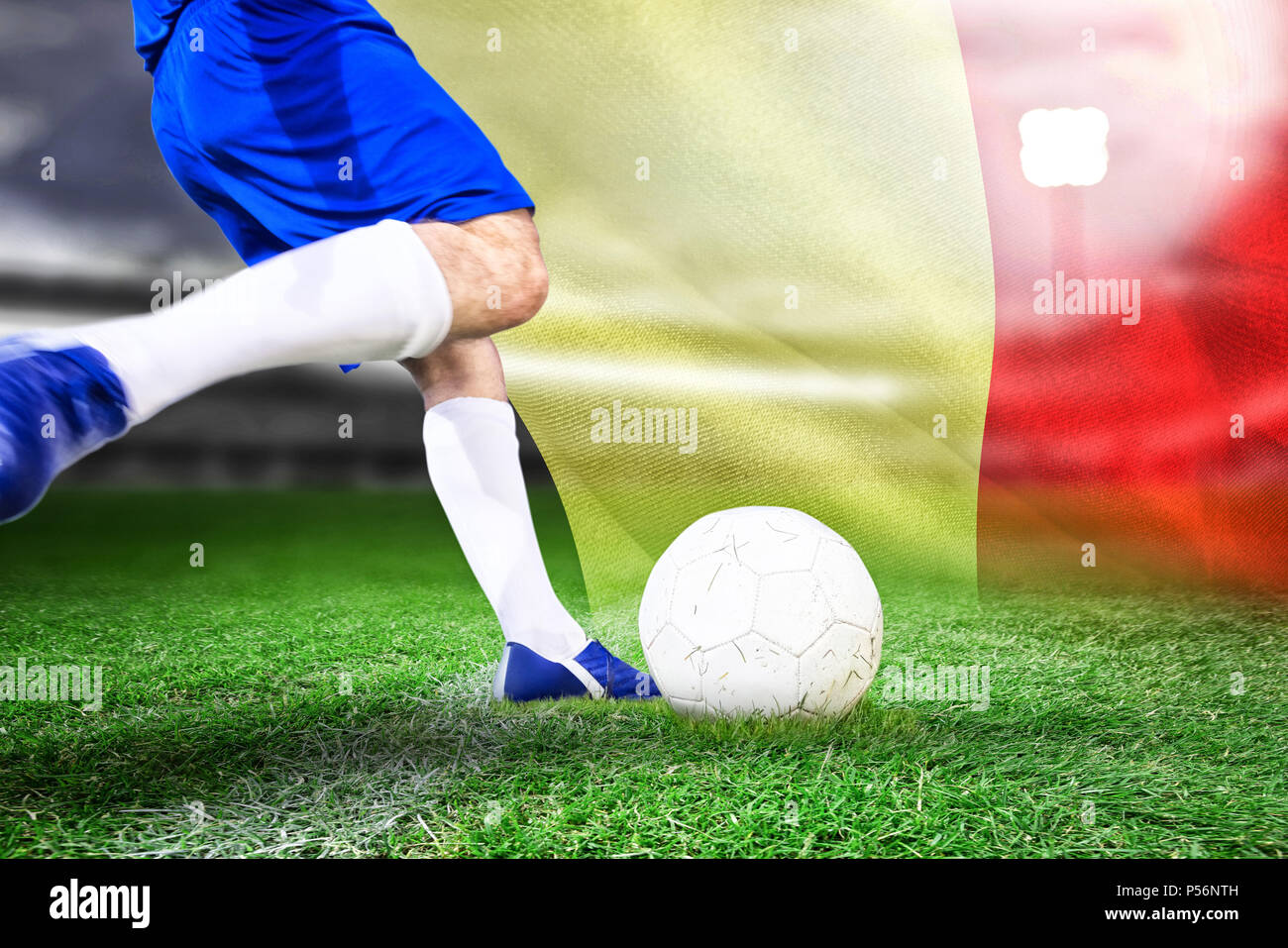 Football player kicking ball hires stock photography and images Alamy