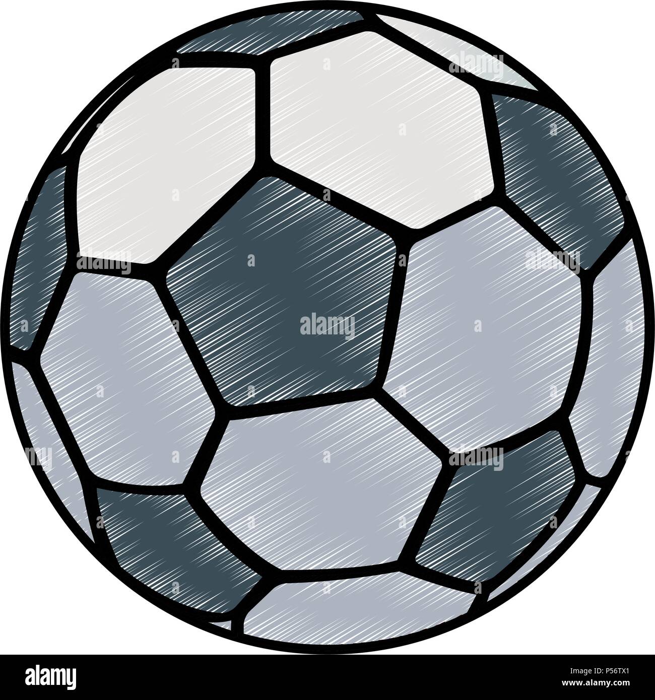 Soccer ball isolated scribble Stock Vector Image & Art - Alamy