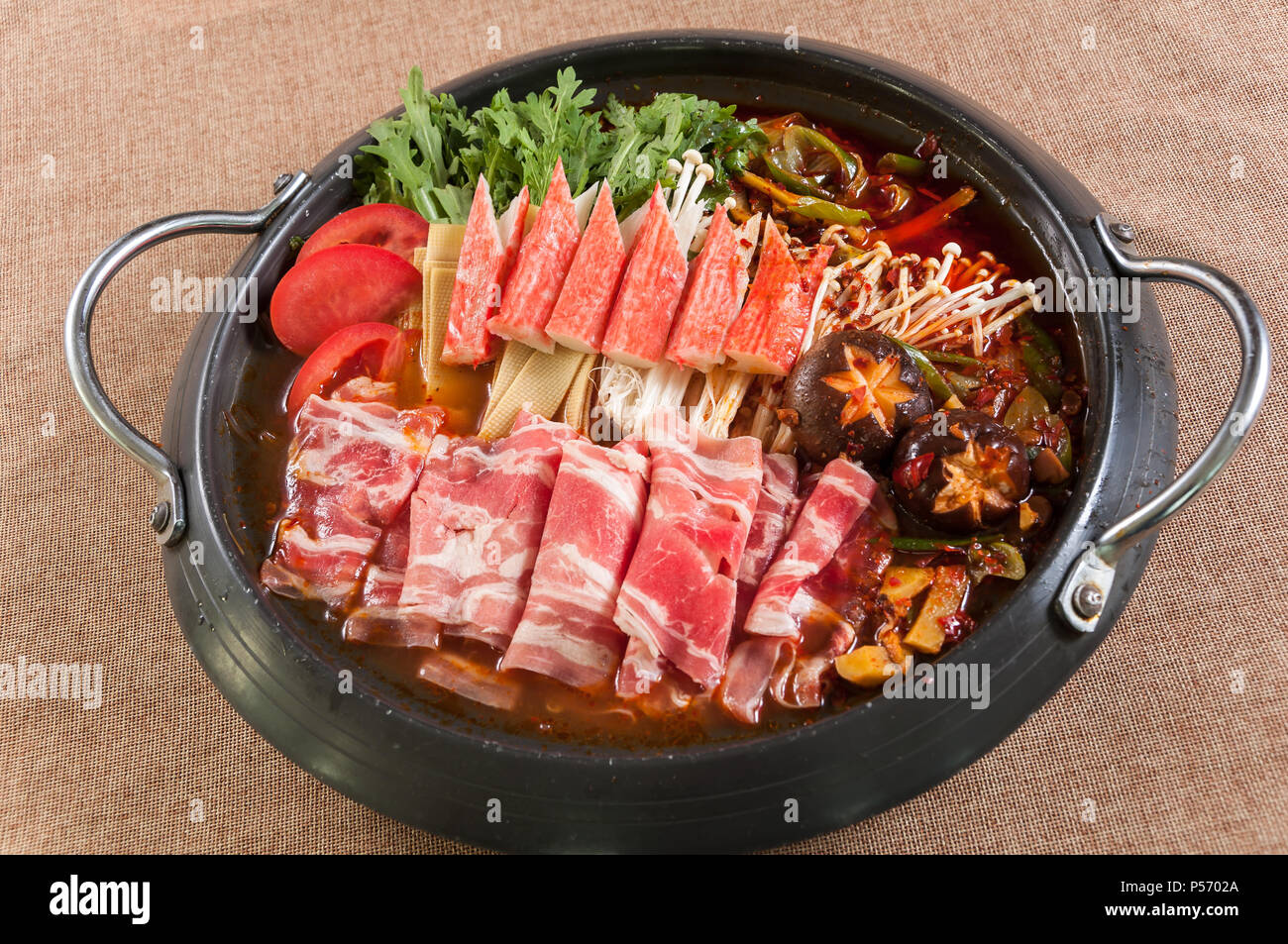 Korean Hot Pot Stock Photo, Picture and Royalty Free Image. Image 84137213.
