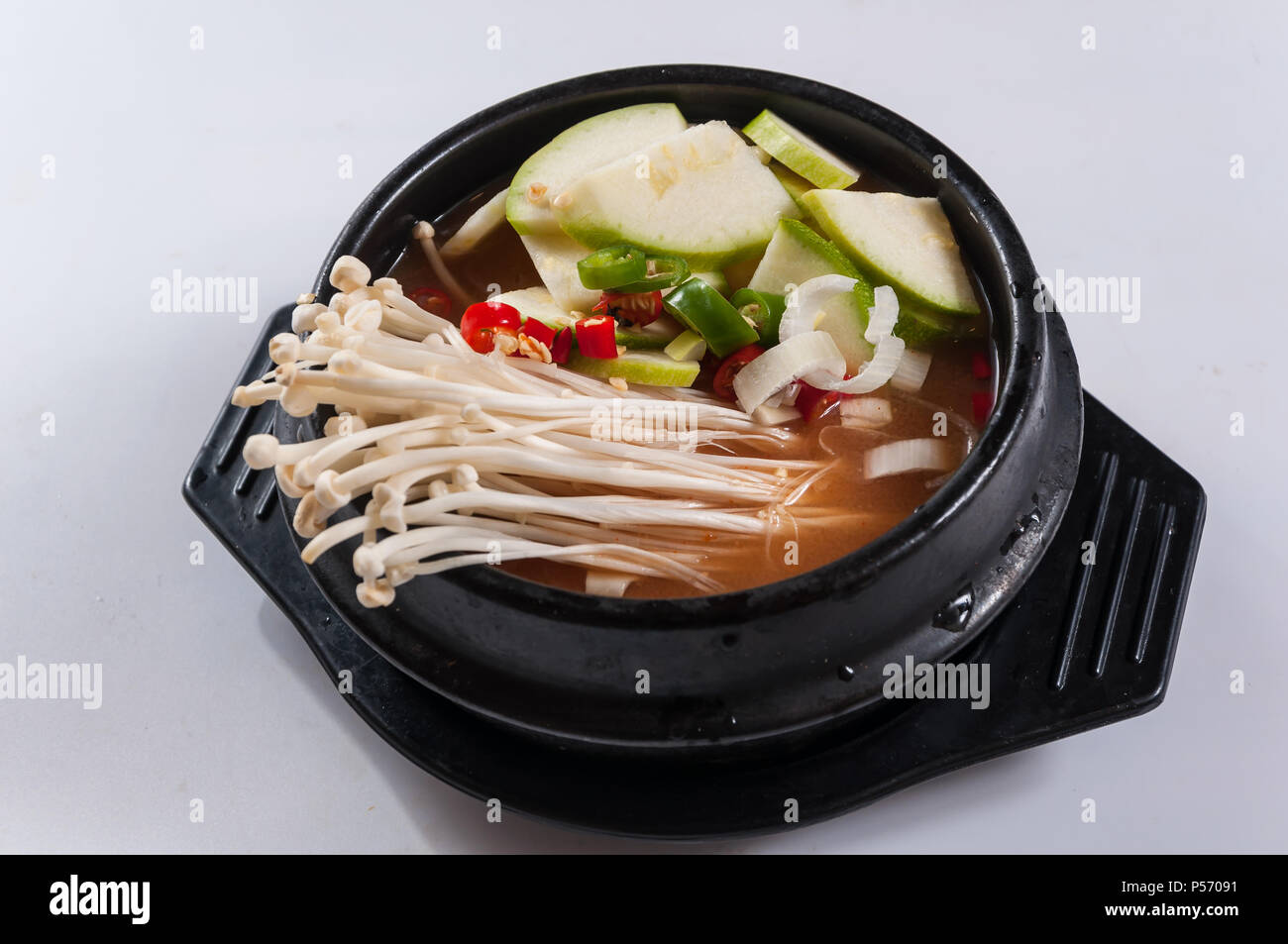 Korean traditional Kimchi soup Stock Photo - Alamy