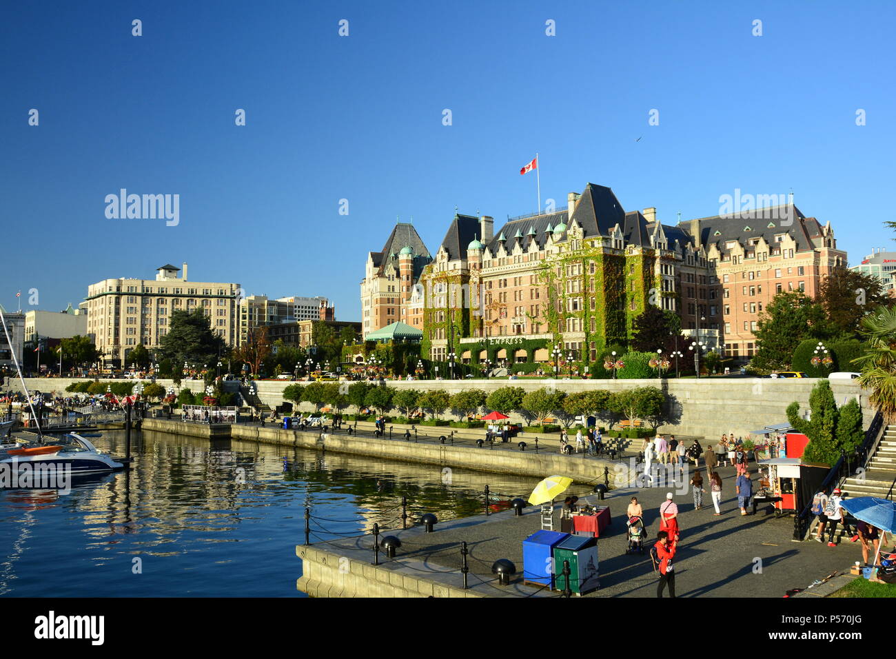 Inner harbor Victoria BC,Canada Stock Photo