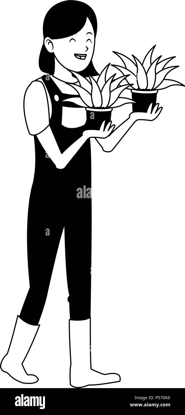 Gardener Black and White Stock Photos & Images - Alamy
