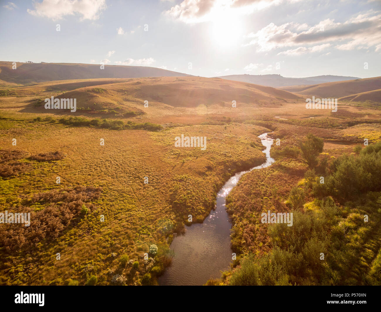View rolling hills meandering hi-res stock photography and images - Alamy