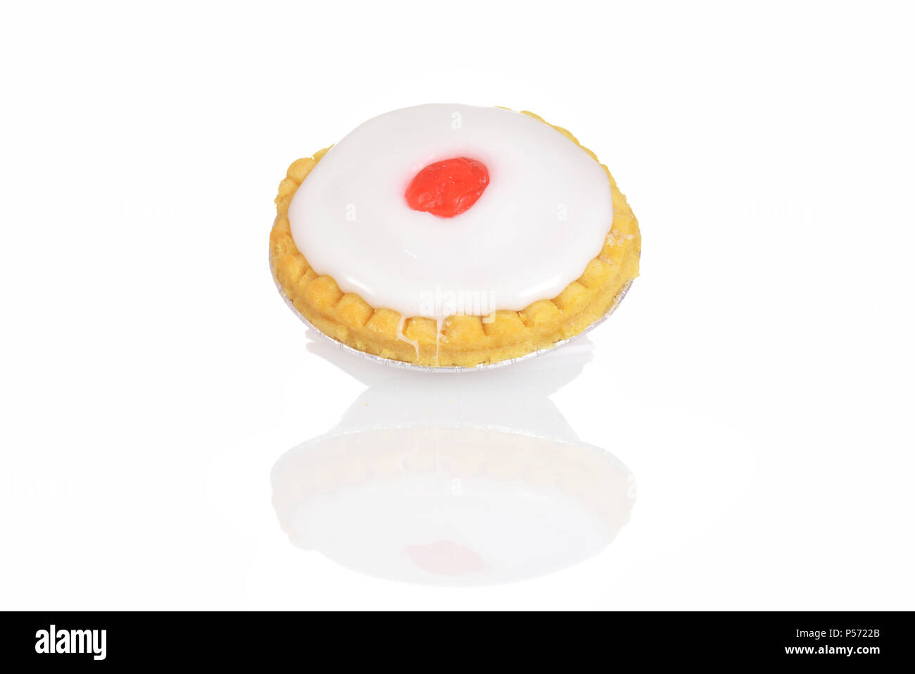 traditional bakewell tart Stock Photo
