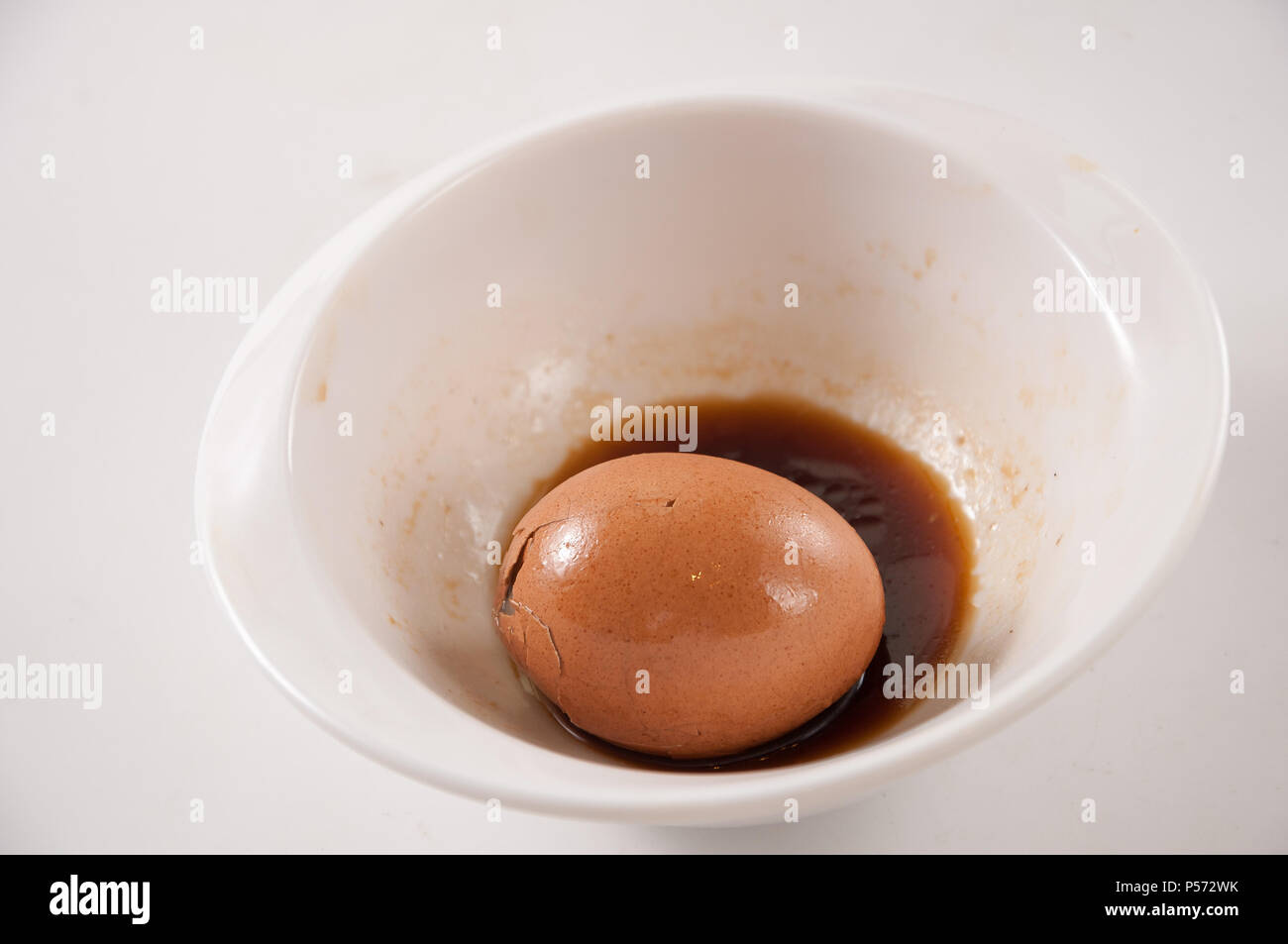 marinated egg,chinese food Stock Photo Alamy