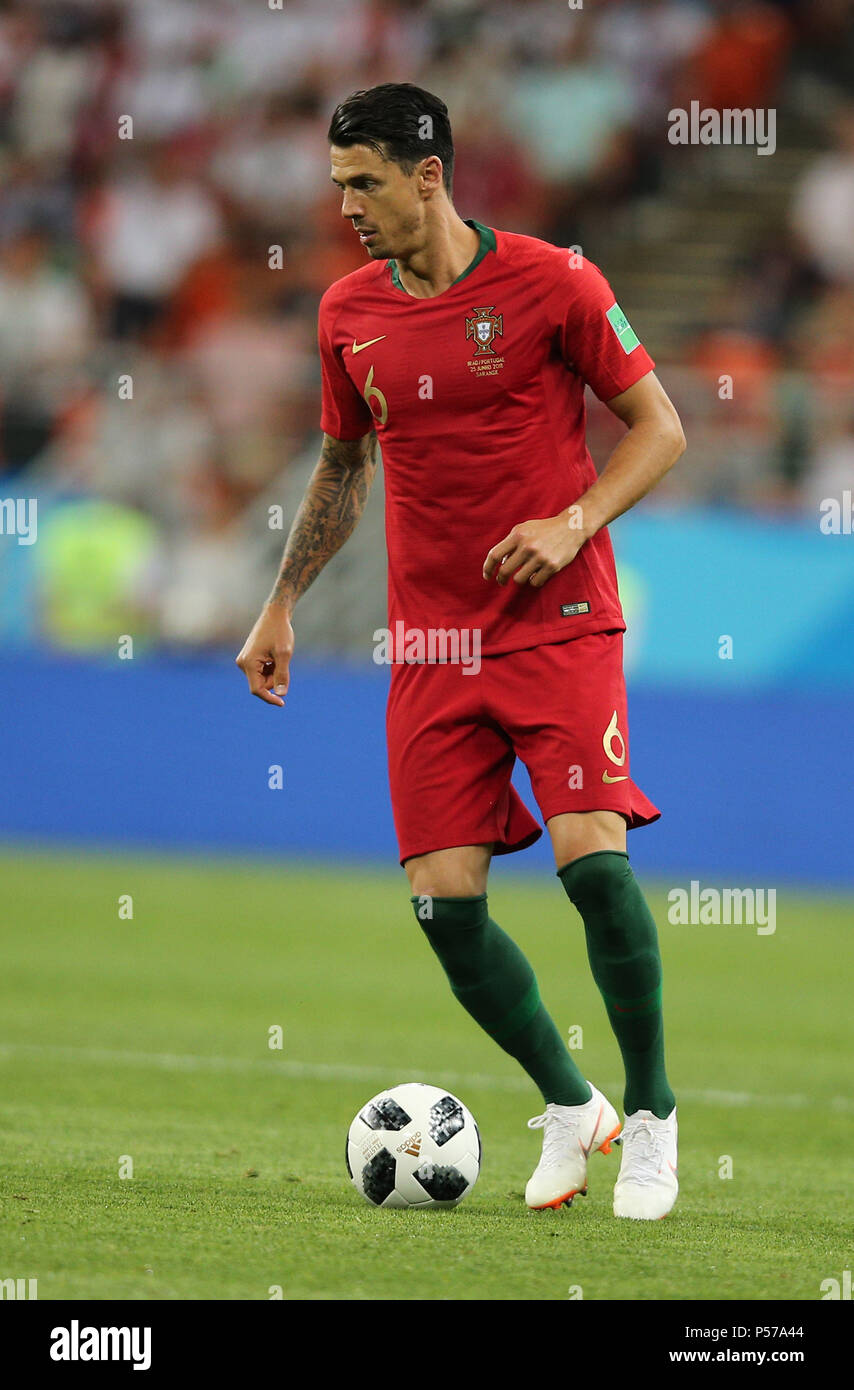 25.06.2018. Saransk, Russian: JOSE FONTE in action during the Fifa World Cup Russia 2018, Group B, football match between IRAN V PORTUGAL  in MORDOVIA ARENA STADIUM in SARANSK. Stock Photo