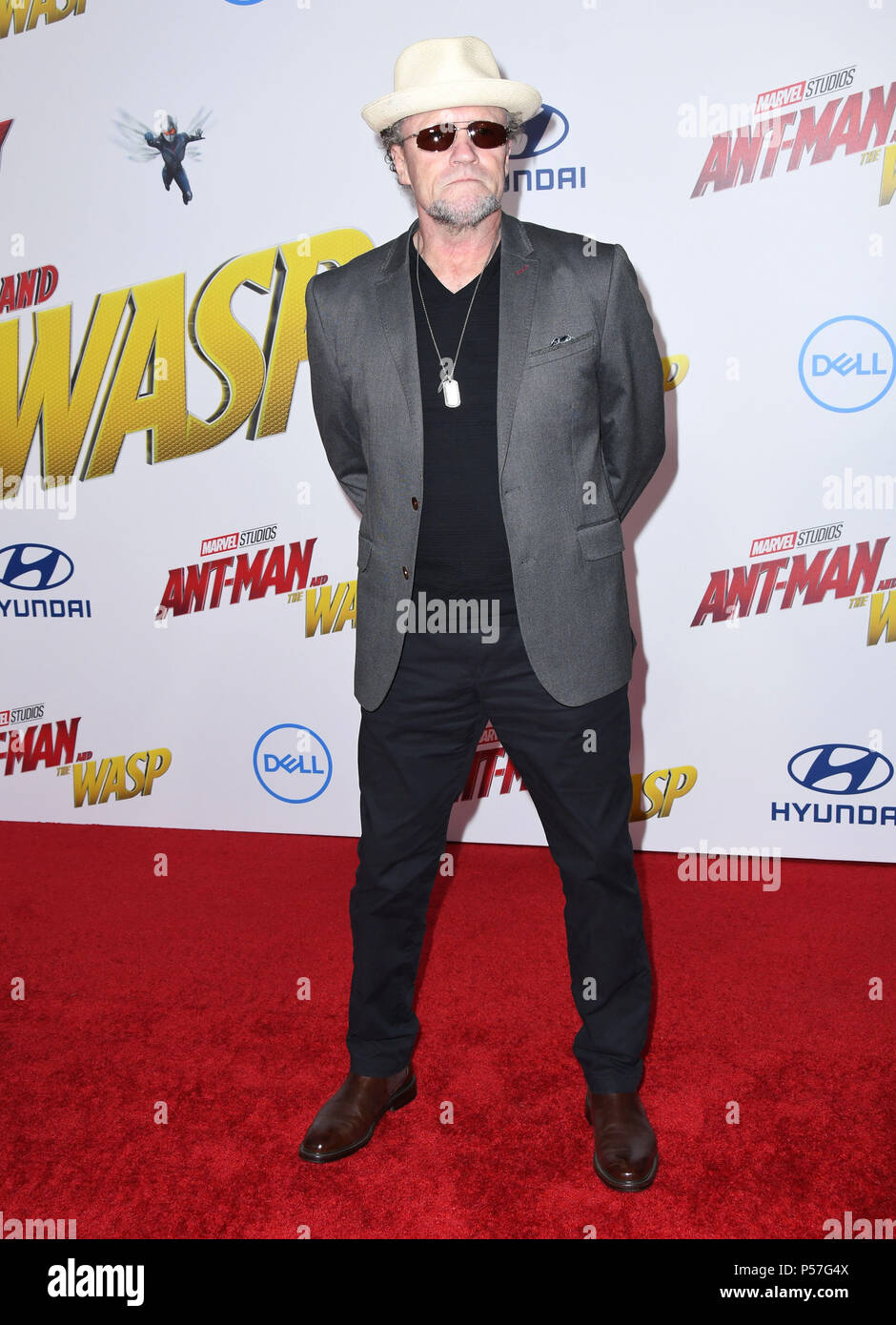 Hollywood, CA, USA. 25th June, 2018. 25 June 2018 - Hollywood, California - Michael Rooker. ''Ant-Man and The Wasp' Los Angeles Premiere held at theEl Capitan Theatre. Photo Credit: Birdie Thompson/AdMedia Credit: Birdie Thompson/AdMedia/ZUMA Wire/Alamy Live News Stock Photo