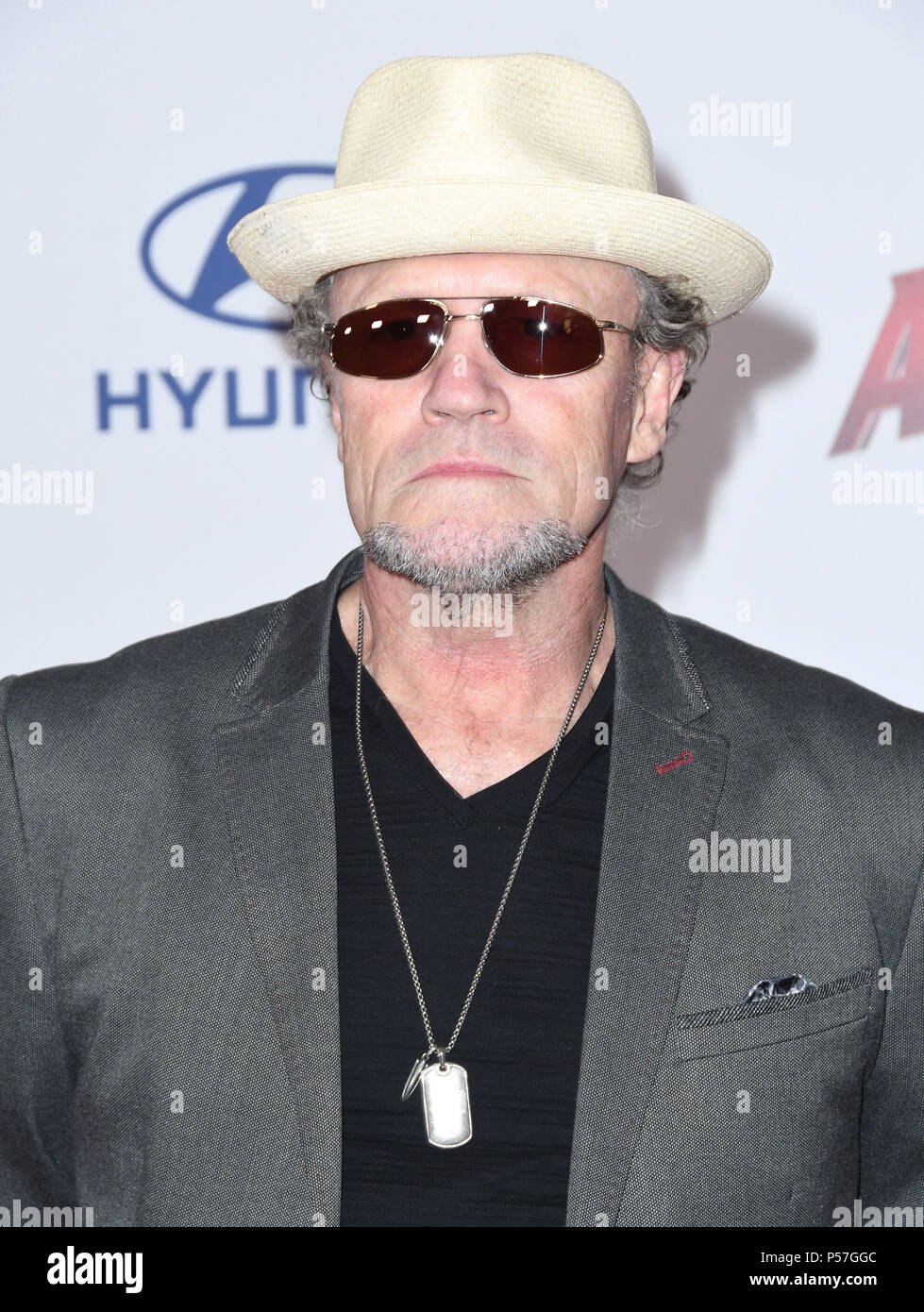 Hollywood, CA, USA. 25th June, 2018. 25 June 2018 - Hollywood, California - Michael Rooker. ''Ant-Man and The Wasp' Los Angeles Premiere held at theEl Capitan Theatre. Photo Credit: Birdie Thompson/AdMedia Credit: Birdie Thompson/AdMedia/ZUMA Wire/Alamy Live News Stock Photo