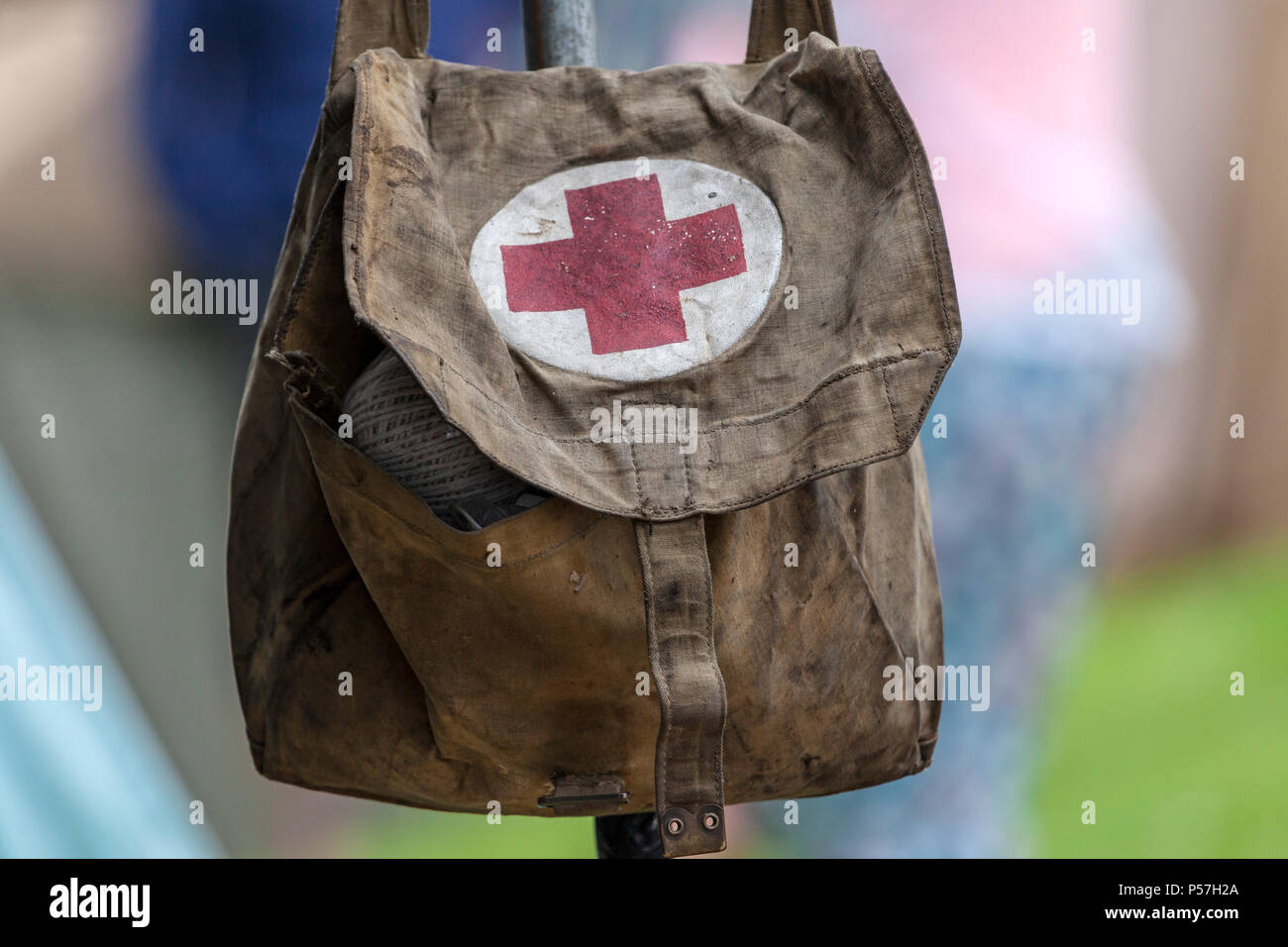 2nd World War Medics First Aid Bag Stock Photo