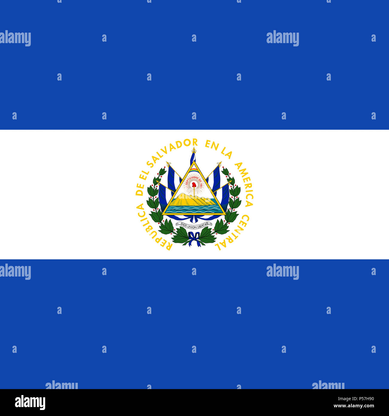 National flag el salvador hi-res stock photography and images - Alamy