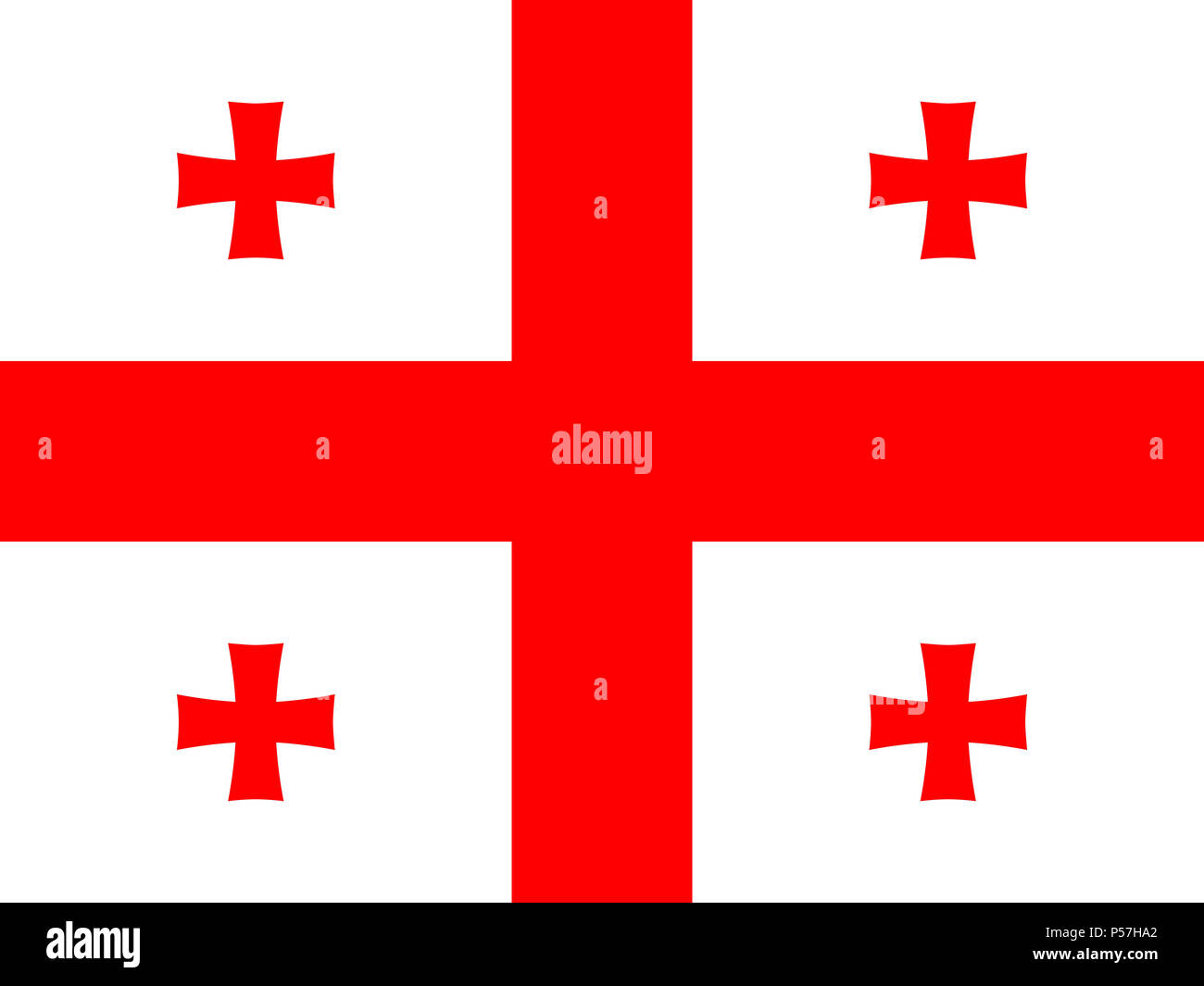 Georgia national flag hi-res stock photography and images - Alamy