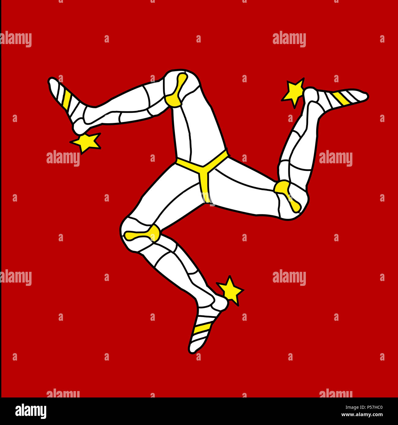 Isle of man symbol hi-res stock photography and images - Alamy