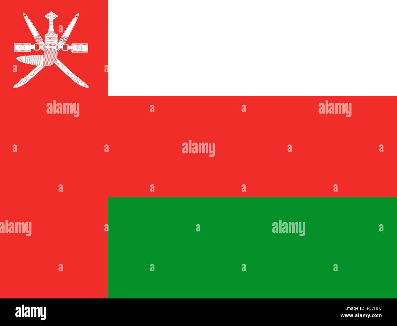 National flag sultanate oman hi-res stock photography and images - Alamy