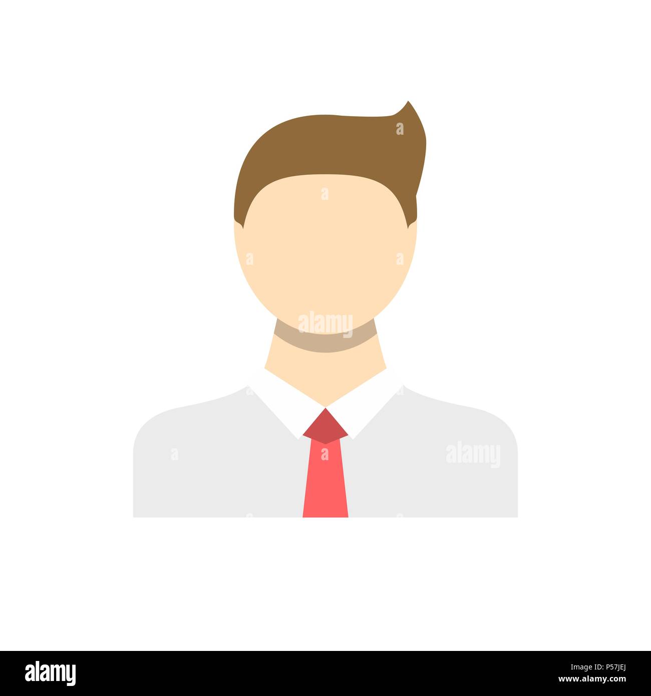 User Sign Thin Line Vector Icon Stock Vector