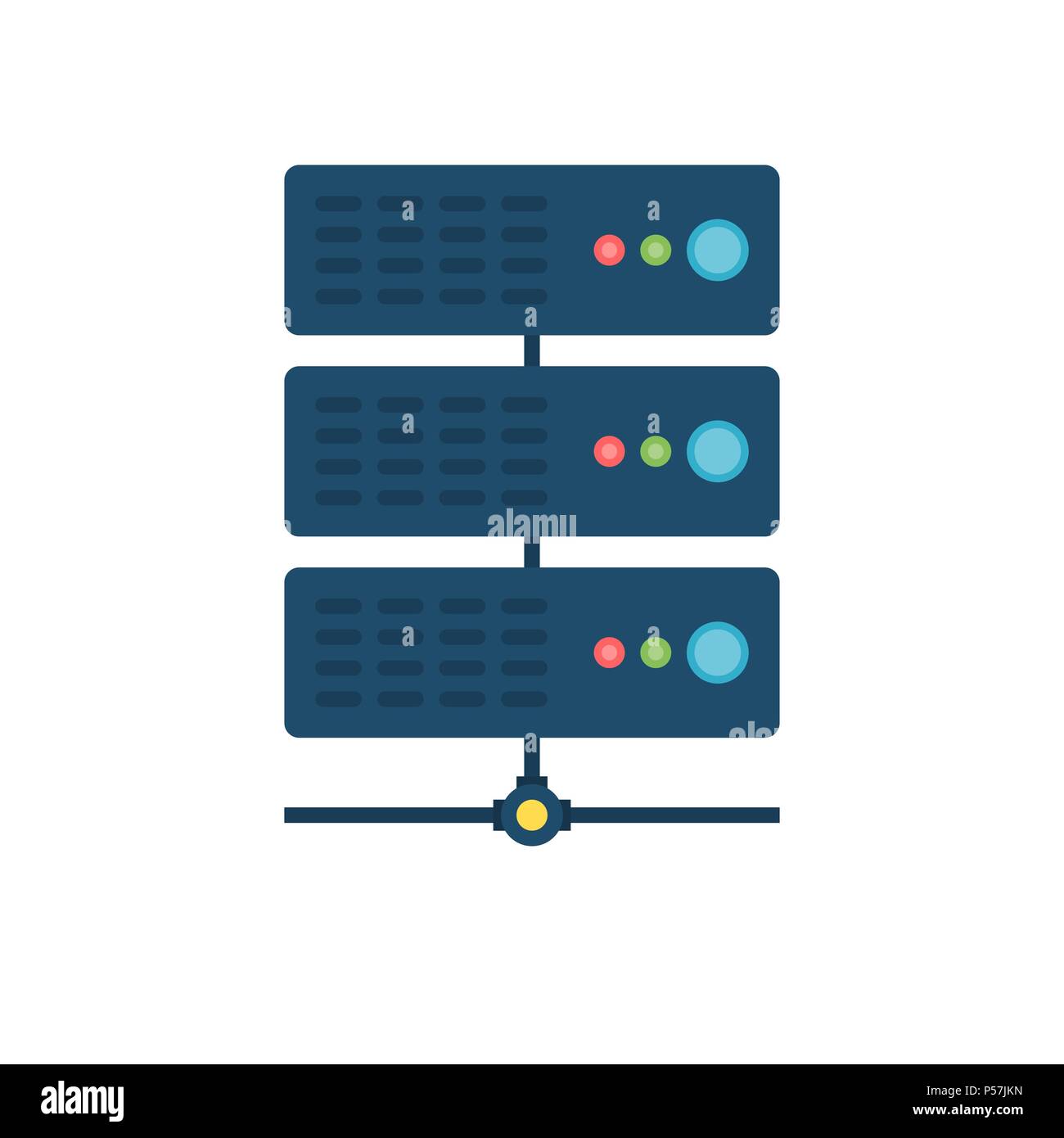 Server Vector Icon Stock Vector